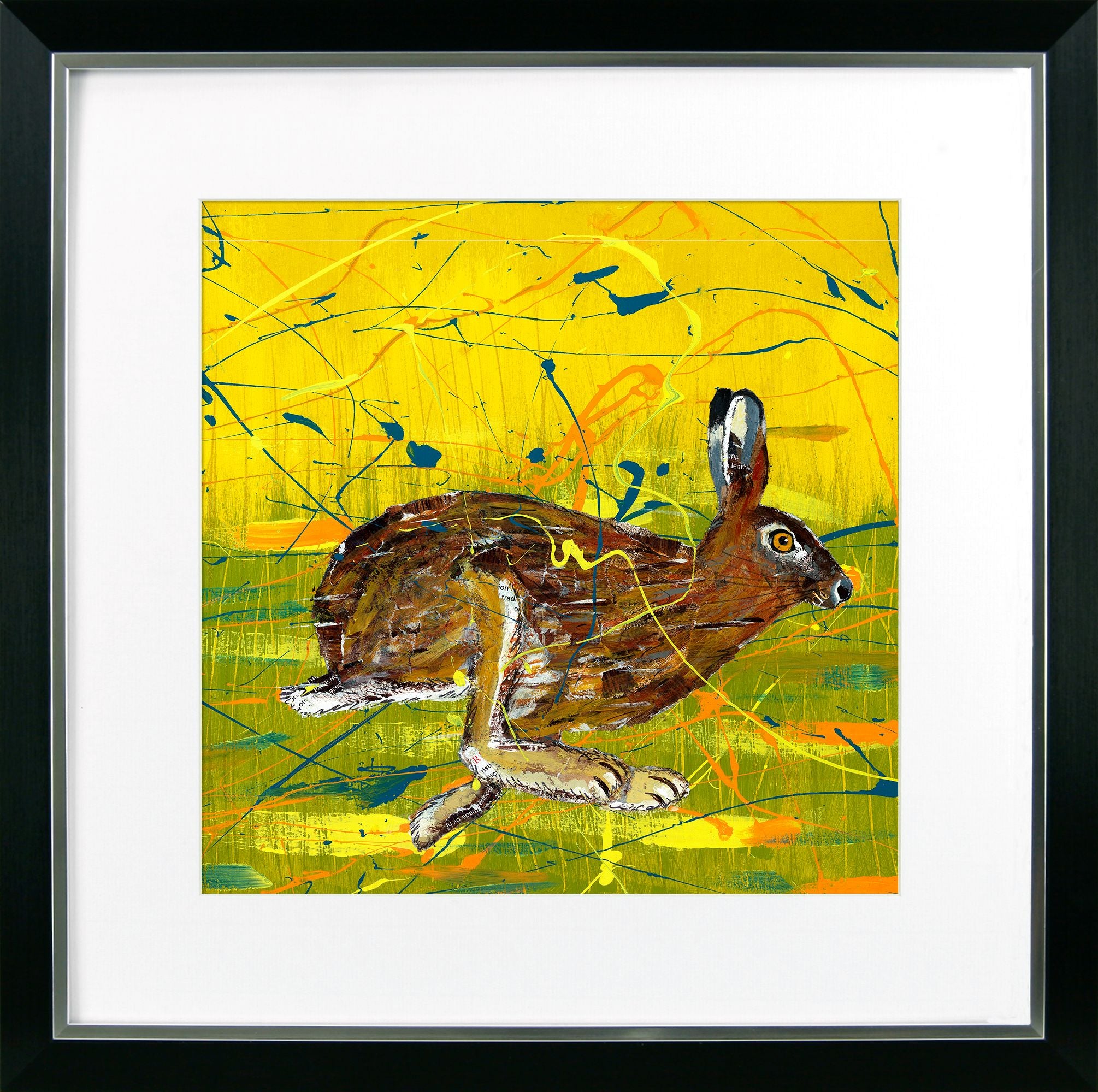 Vibrant Hares II – Running Hare