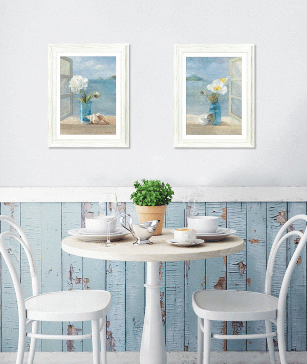 Ocean Florals I