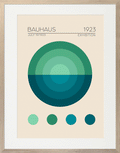 Bauhaus III – Framed Modern Art Print | Italian Wood Frame