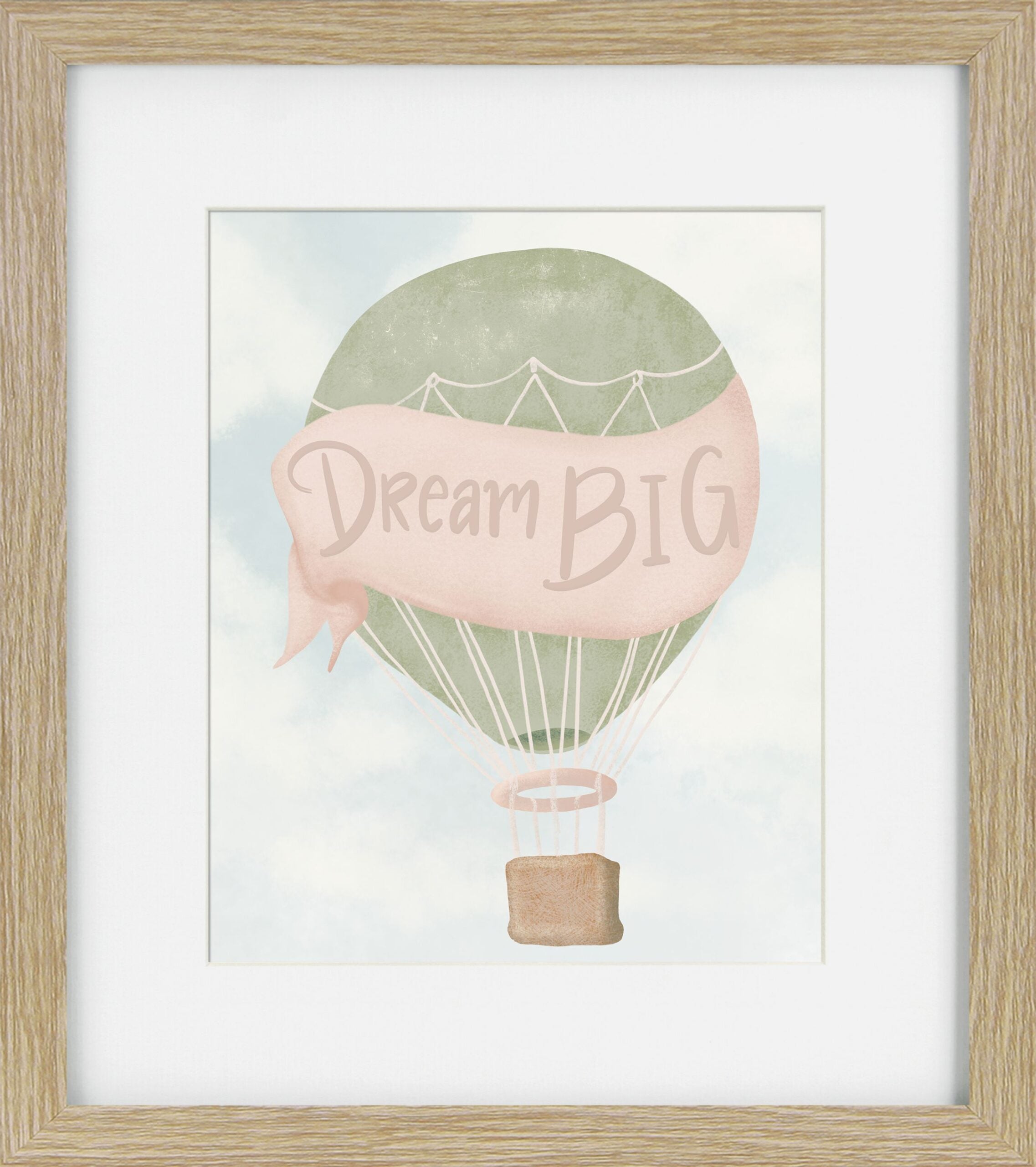 Little Wonders III – Children's Framed Print | Brown Frame