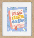 Little Wonders V – Children's Framed Print | Brown Frame