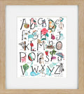 Little Wonders VI – Children's Framed Print | Brown Frame