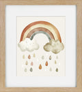 Little Wonders X – Children's Framed Print | Brown Frame