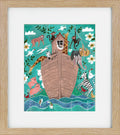 Little Wonders XIV – Children's Framed Print | Brown Frame