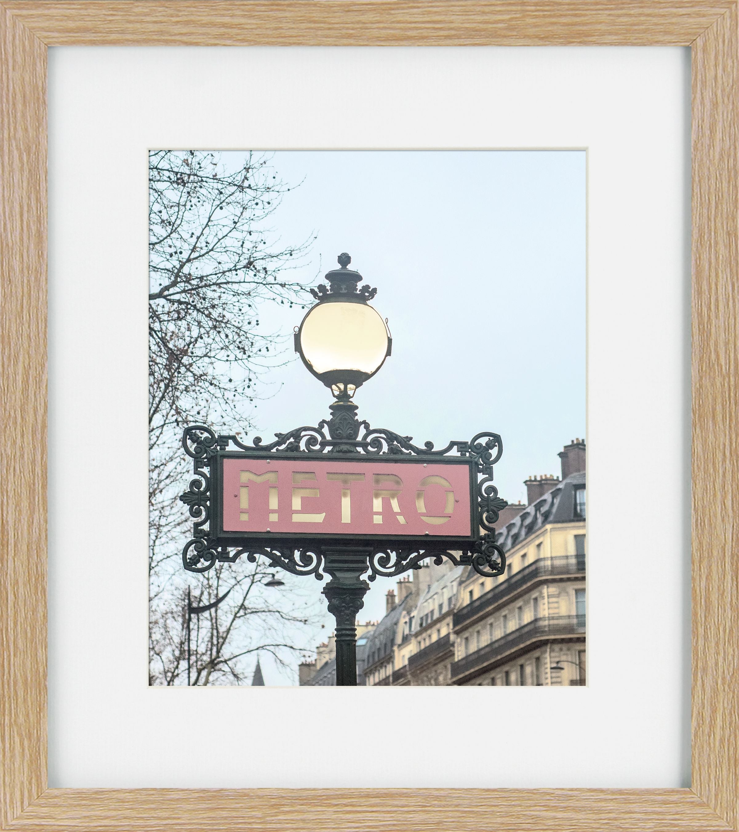 Romantic Paris V – Framed Print | Brown Frame