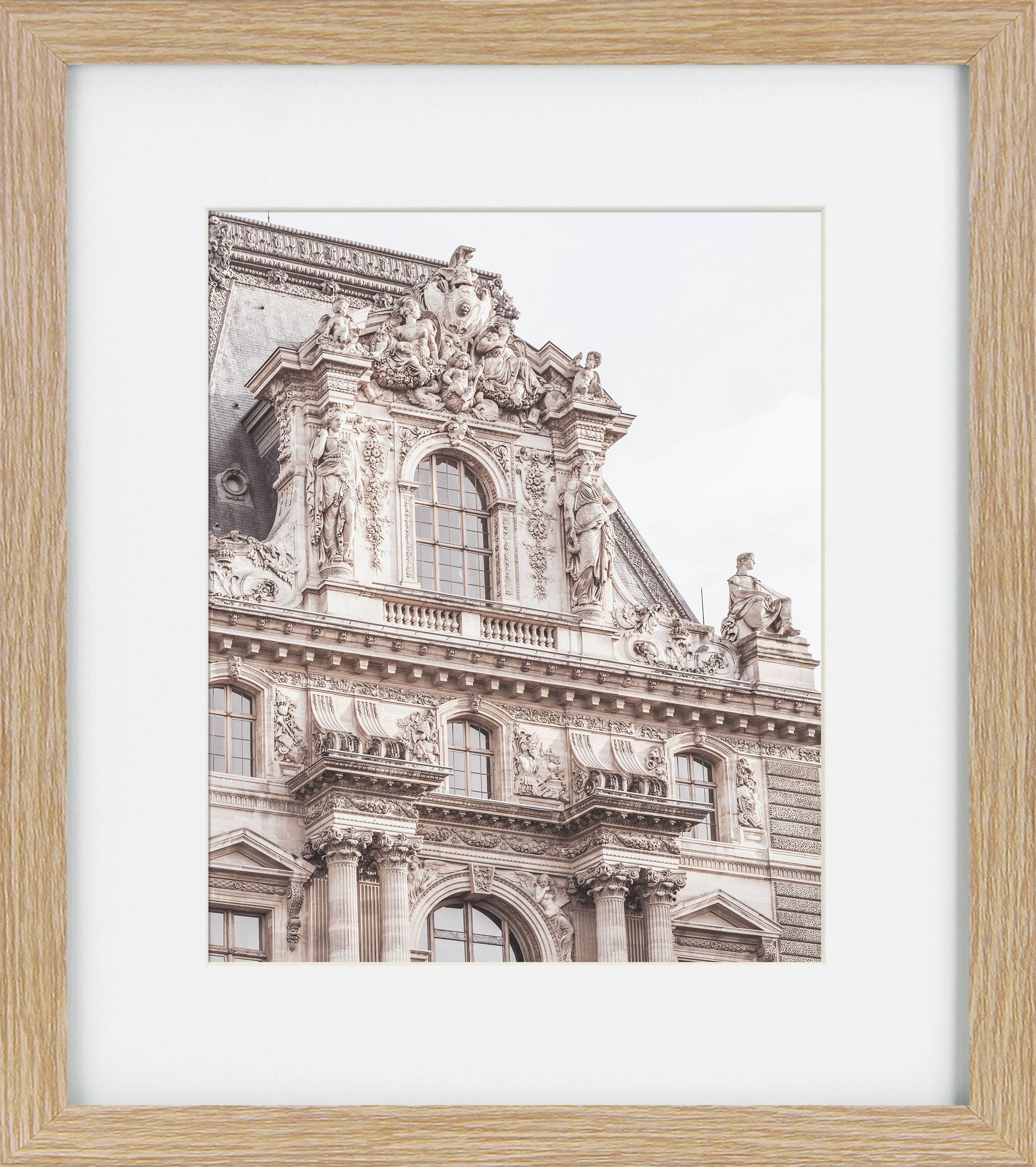 Romantic Paris VI – Framed Print | Brown Frame