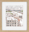Romantic Paris VIII – Framed Print | Brown Frame