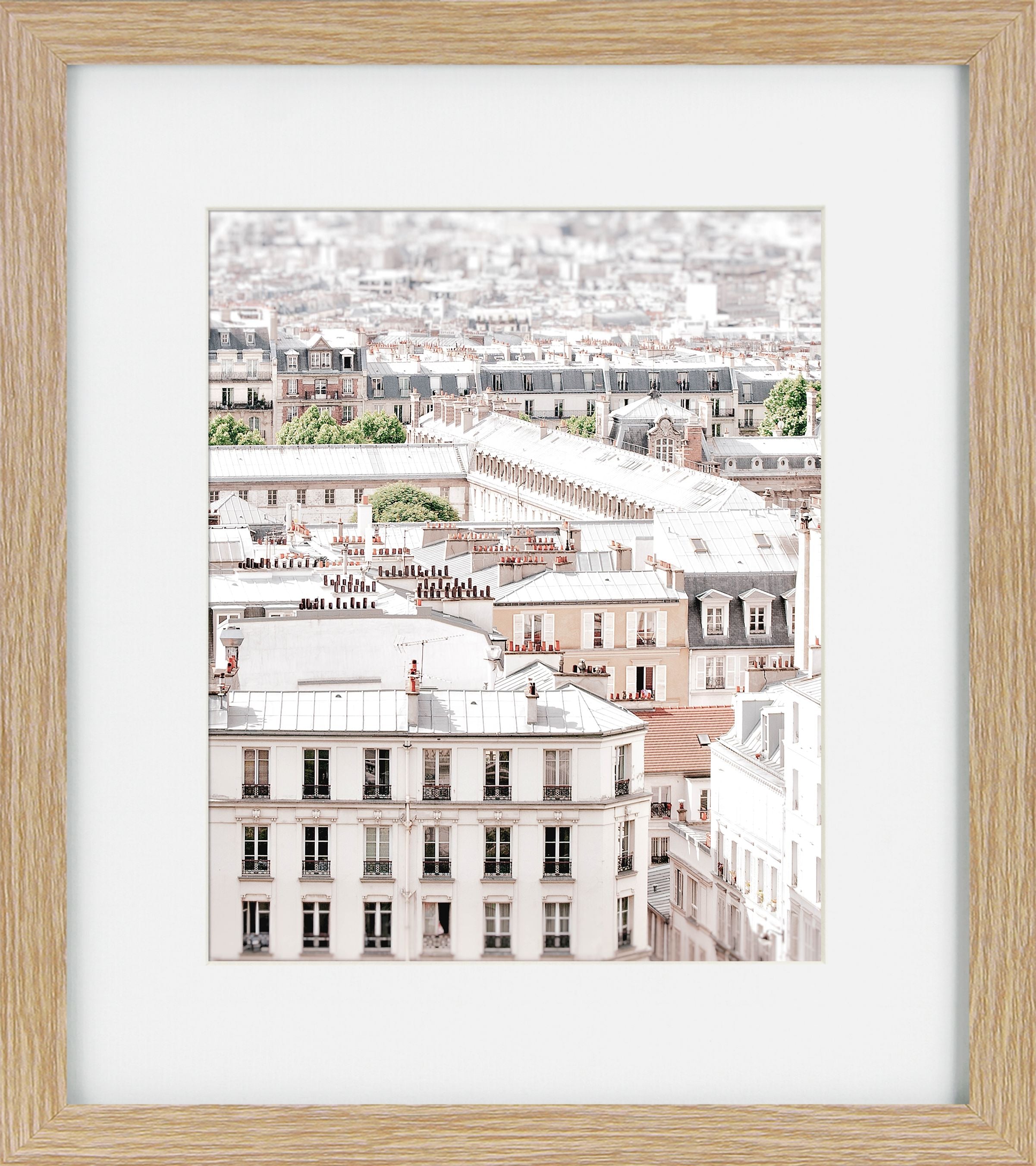 Romantic Paris VIII – Framed Print | Brown Frame