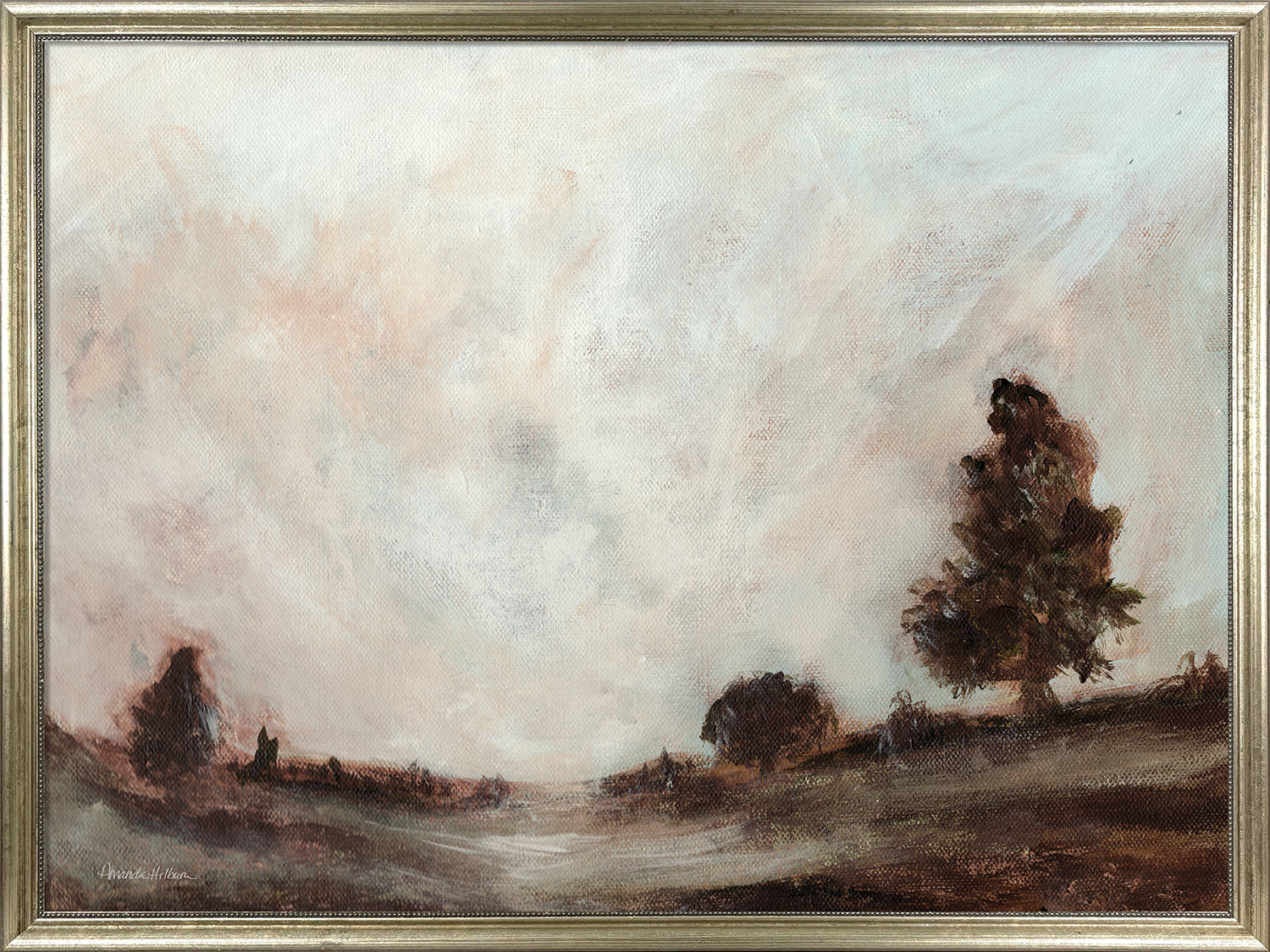 Dusk Calm – Framed Landscape Art Print by Amanda Hilburn