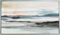 Dusk Fall – Abstract Seascape Framed Art Print by Isabelle Z