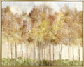 Yellow Forest – Framed Landscape Art Print by Allison Pearce