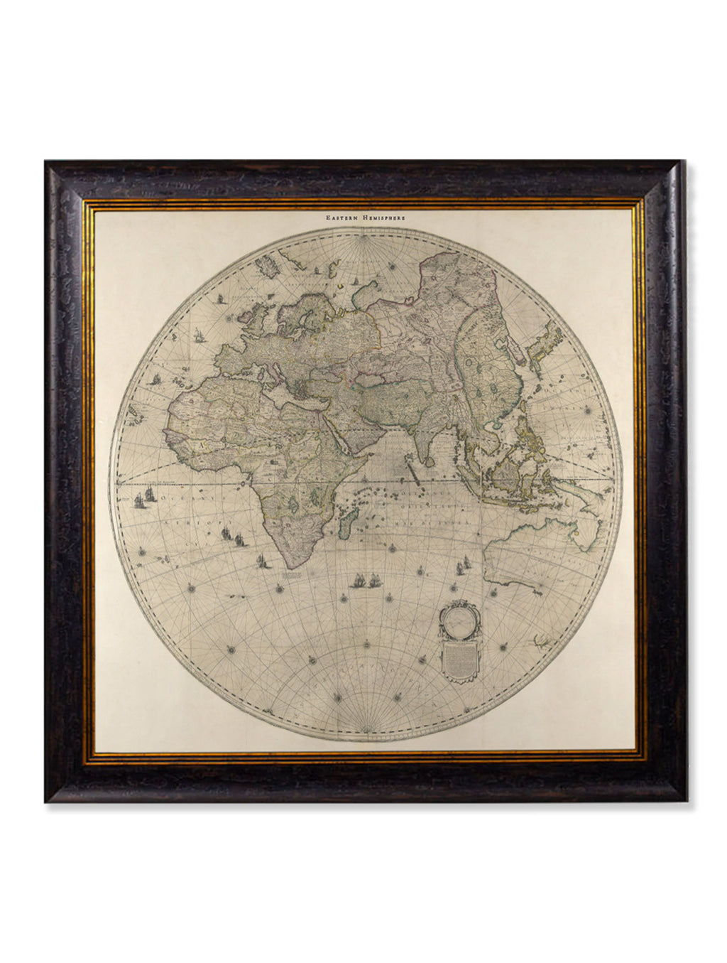 c.1660 Map of the World in Two Hemispheres