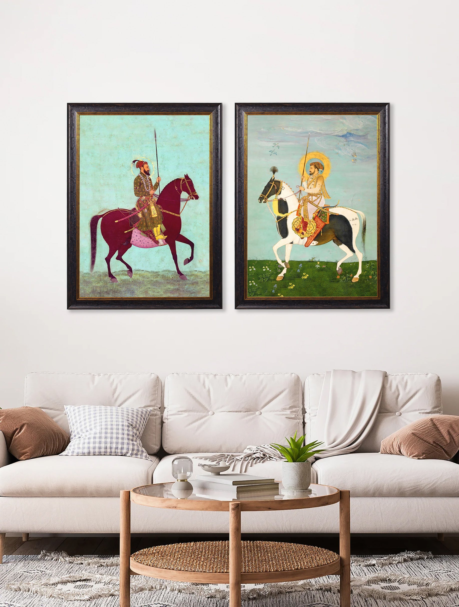 Mughals Horsemen - Oxford Frame
