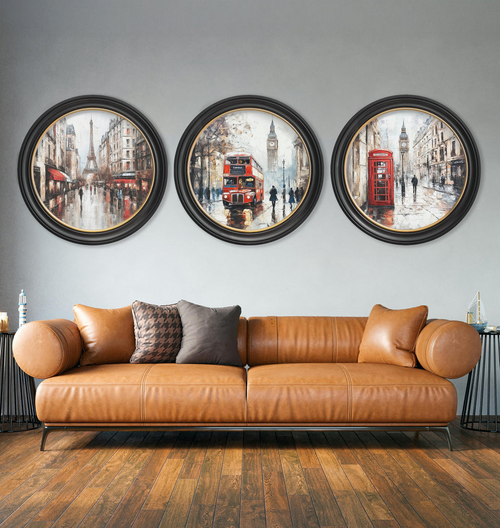 London Telephone Box - Oxford Round Frame
