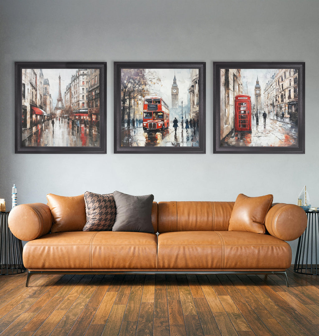 London Bus - Black Hurstwood Square Frame