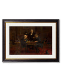 c.1876 The Chess Players – Thomas Eakins | Archival Framed Print