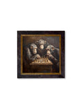 The Chess-Playing Chimps - Oxford Square Frame