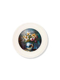 Disco Lilies & Roses - Oxford Strong White Round Frame