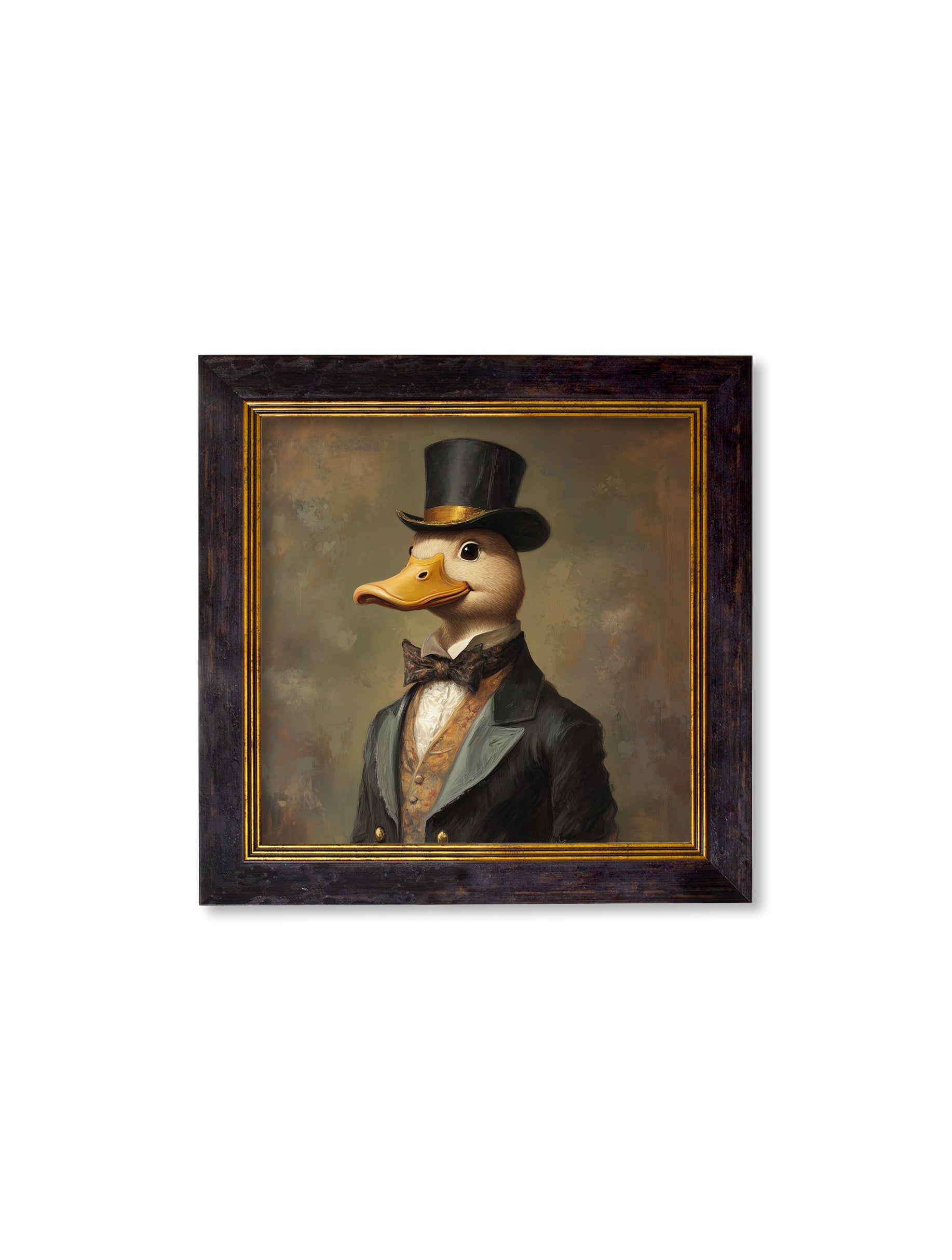 Captain Quackmore - Gentleman Duck Oxford Square Frame