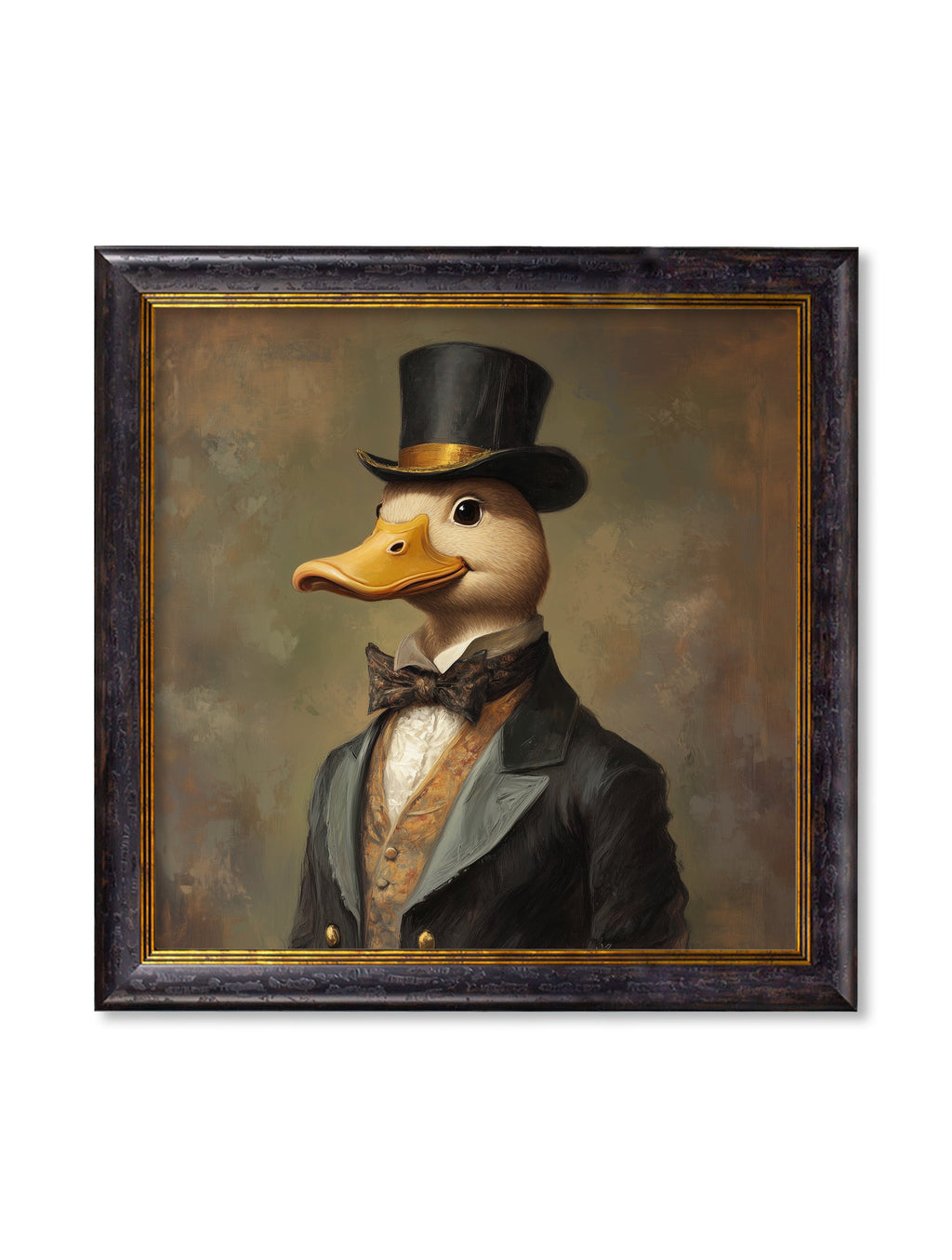 Captain Quackmore - Gentleman Duck Oxford Square Frame