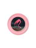 c.1838 Audubon's Flamingo - Dark - Round Frame Pink