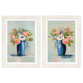 The Pastel Bouquet Duo - Cream Hurstwood Frame