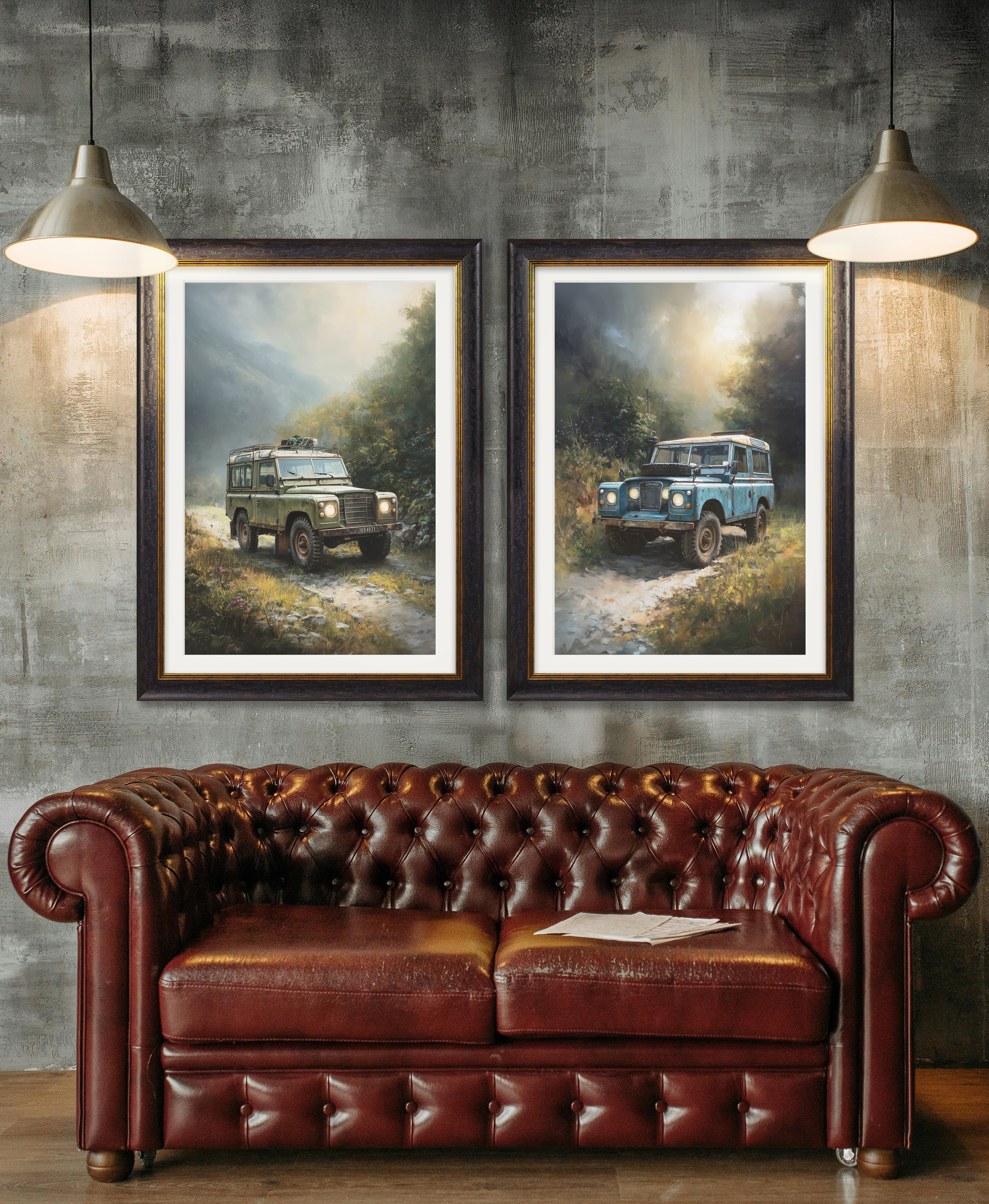 Country Track Defender Blue - Oxford Frame