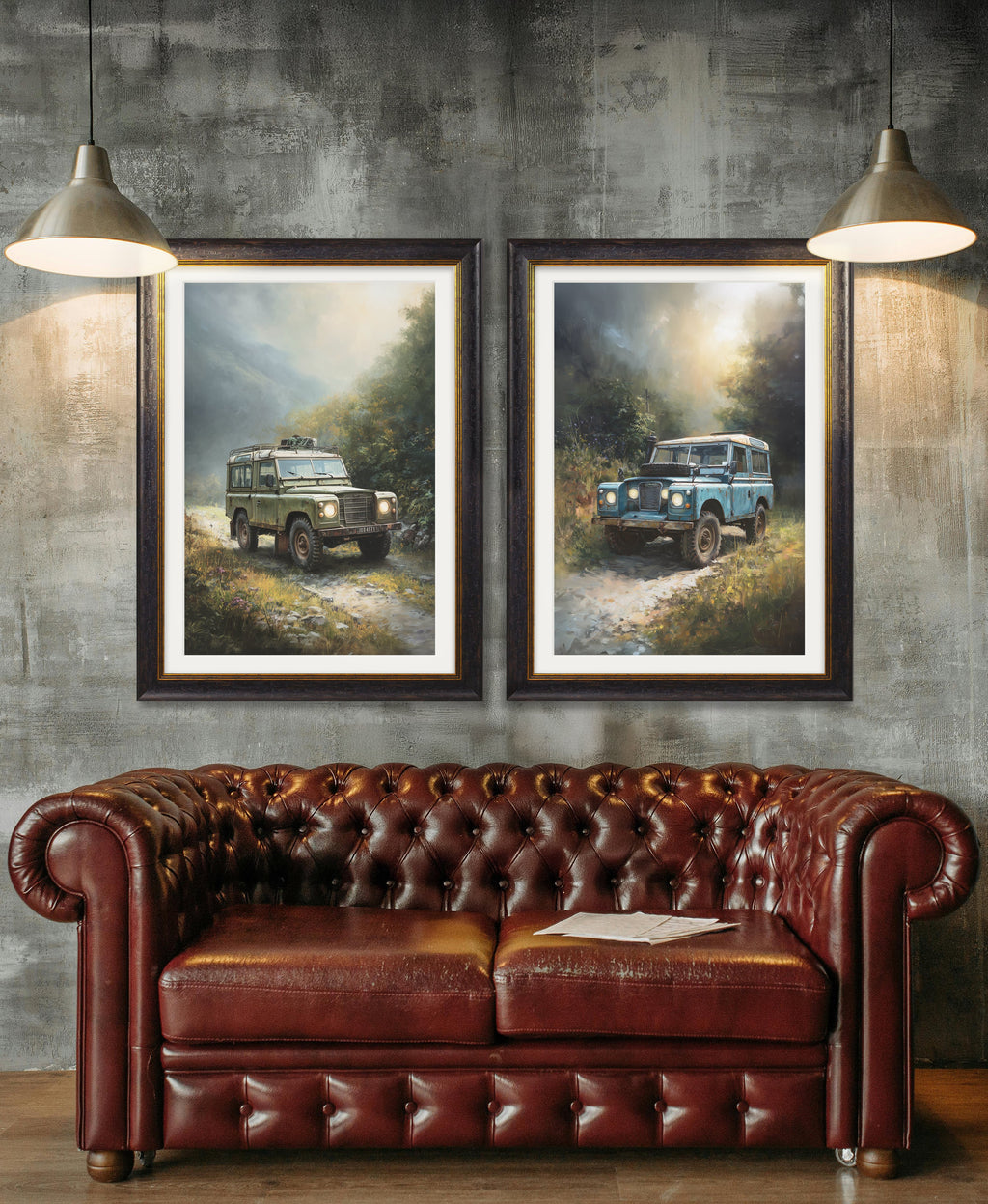 Country Track Defender Green - Oxford Frame