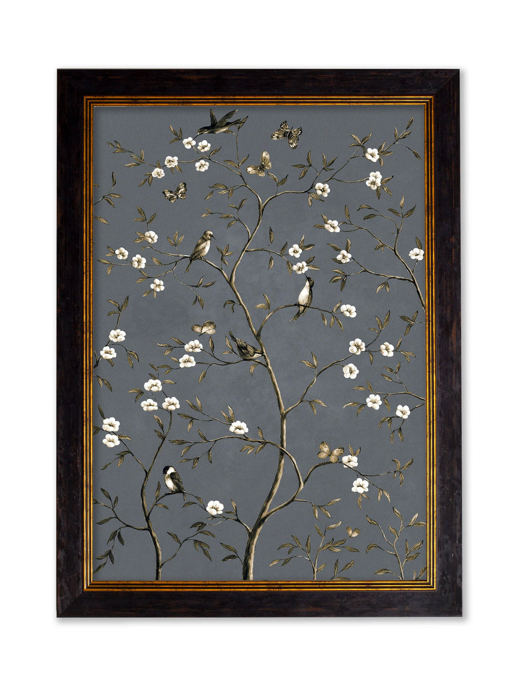 Tree of Life Grey | Set of 2 Framed Prints in Oxford Frame