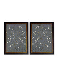 Tree of Life Grey | Set of 2 Framed Prints in Oxford Frame