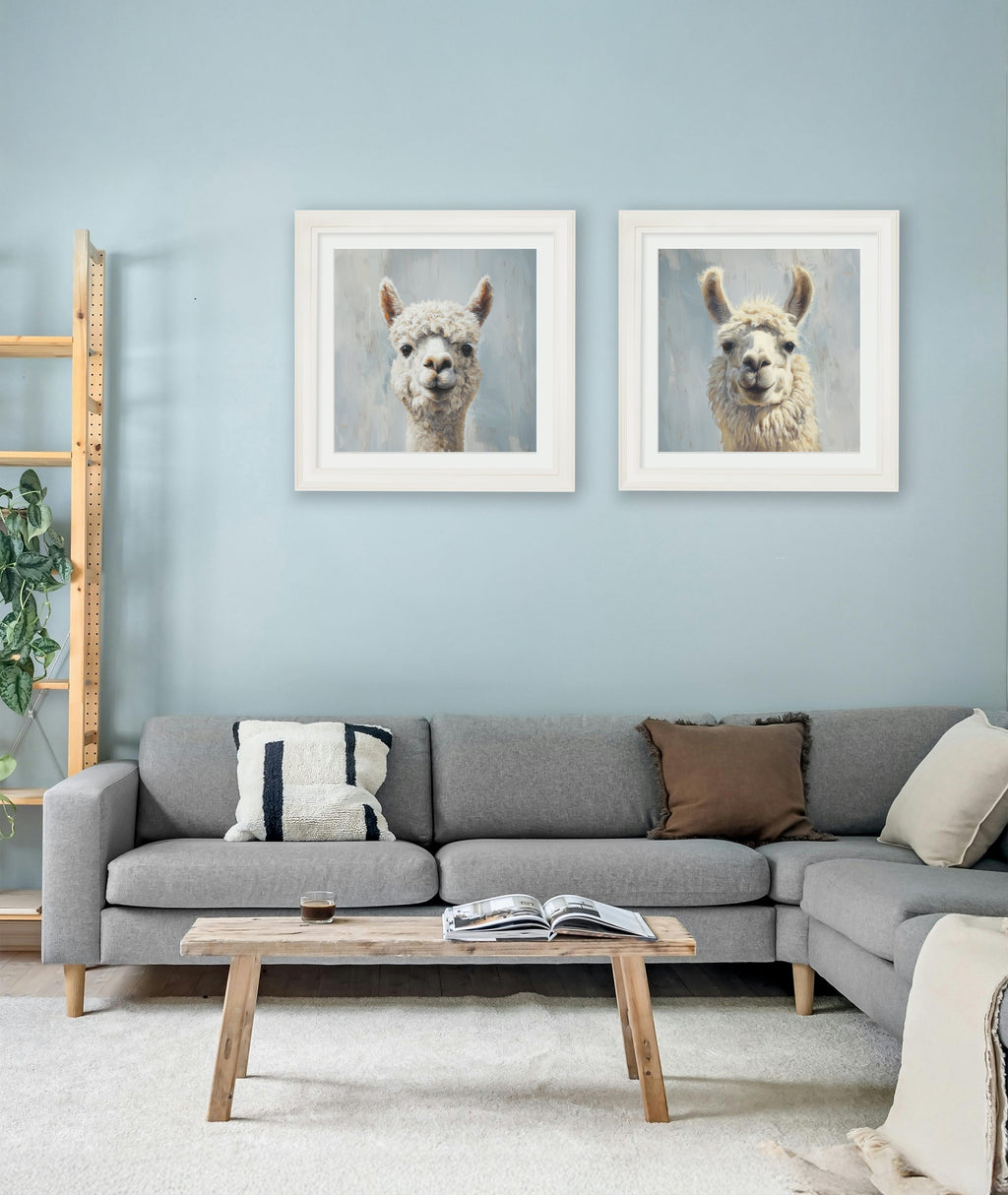 The Goofy Llama - Cream Hurstwood Square Frame