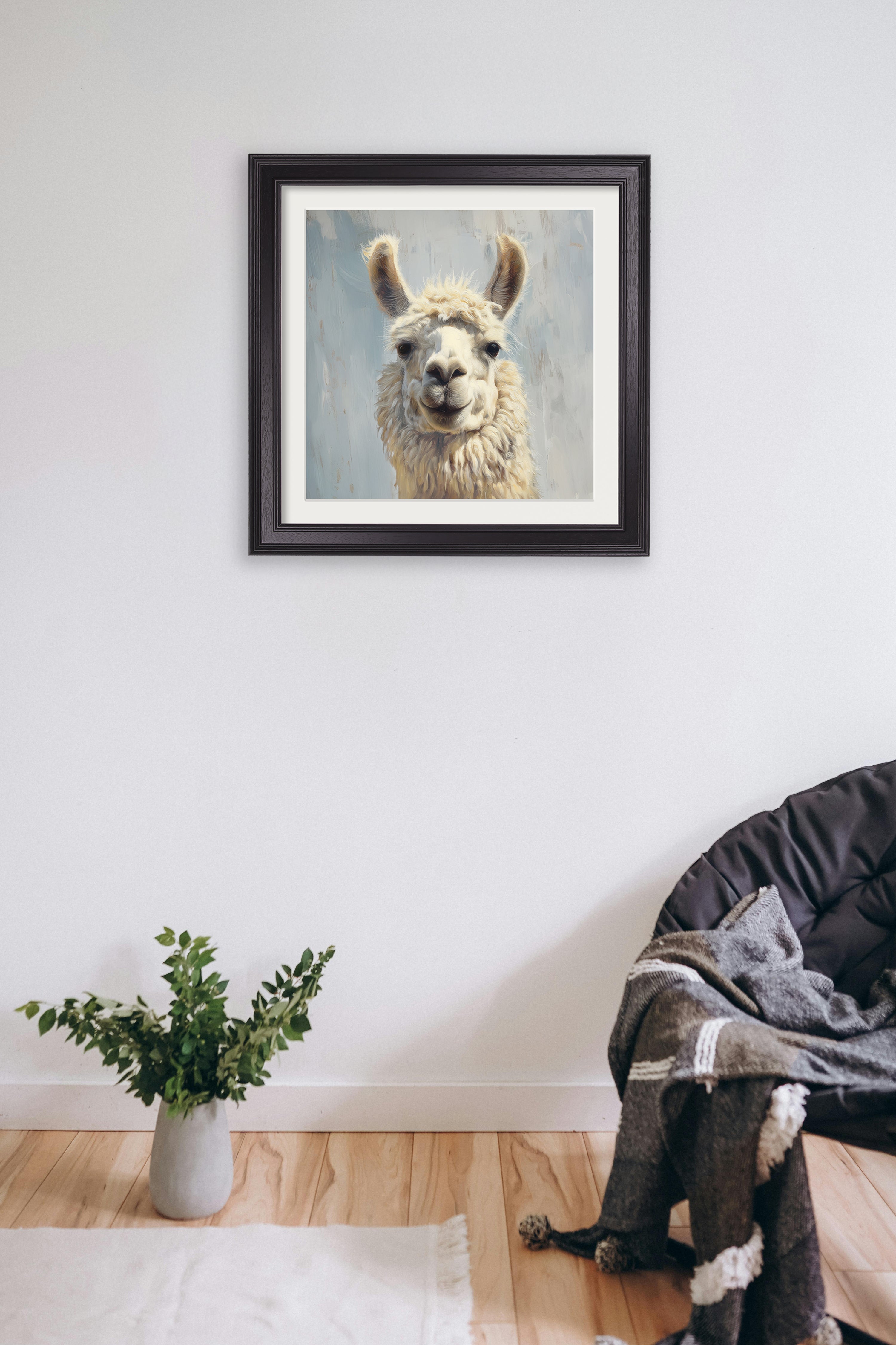 The Goofy Llama - Black Hurstwood Square Frame