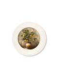 Mediterranean Lemon Tree - Oxford Strong White Round Frame