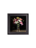 Lilies After Dark - Black Hurstwood Square Frame