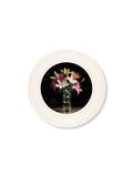 Lilies After Dark - Oxford Strong White Round Frame