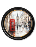 London Telephone Box - Oxford Round Frame
