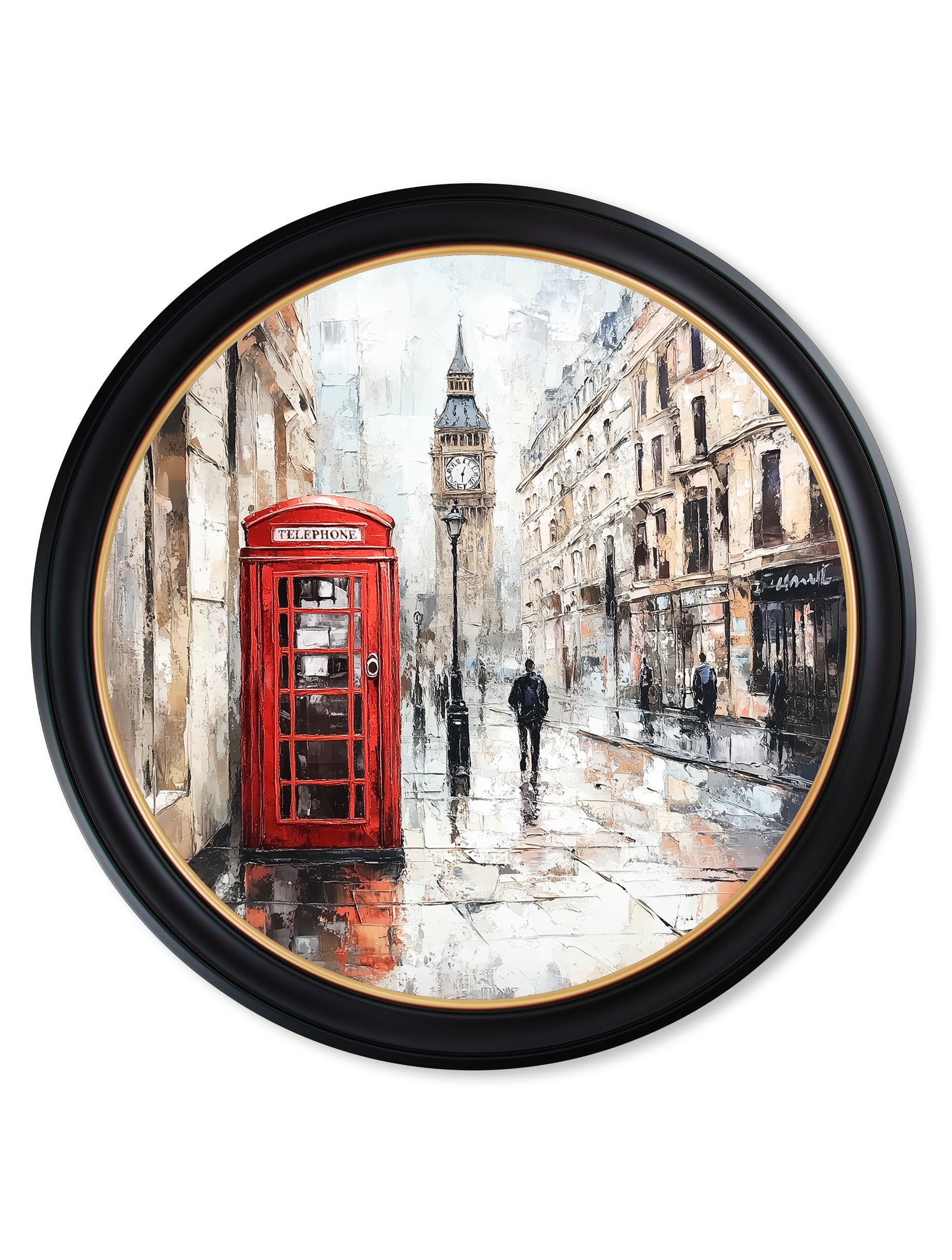 London Telephone Box - Oxford Round Frame