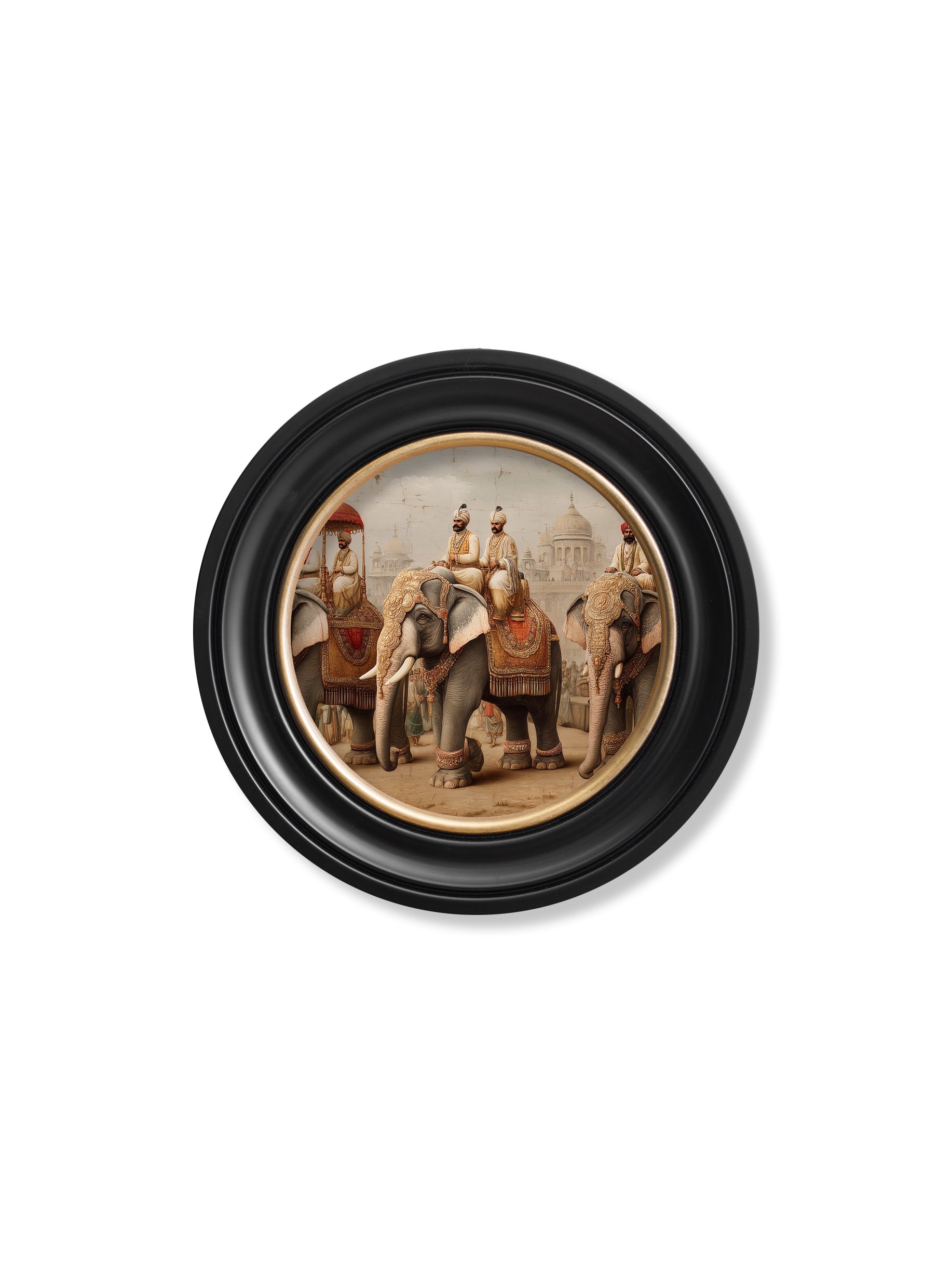 The Mughal Emperors - Oxford Round Frame