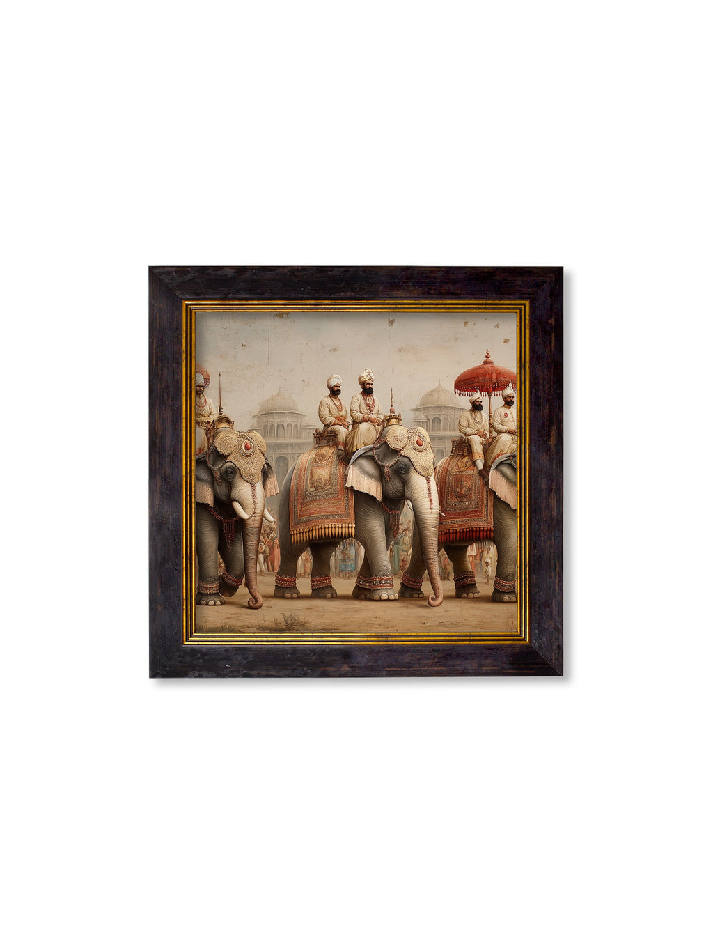 The Mughal Emperors - Oxford Square Frame