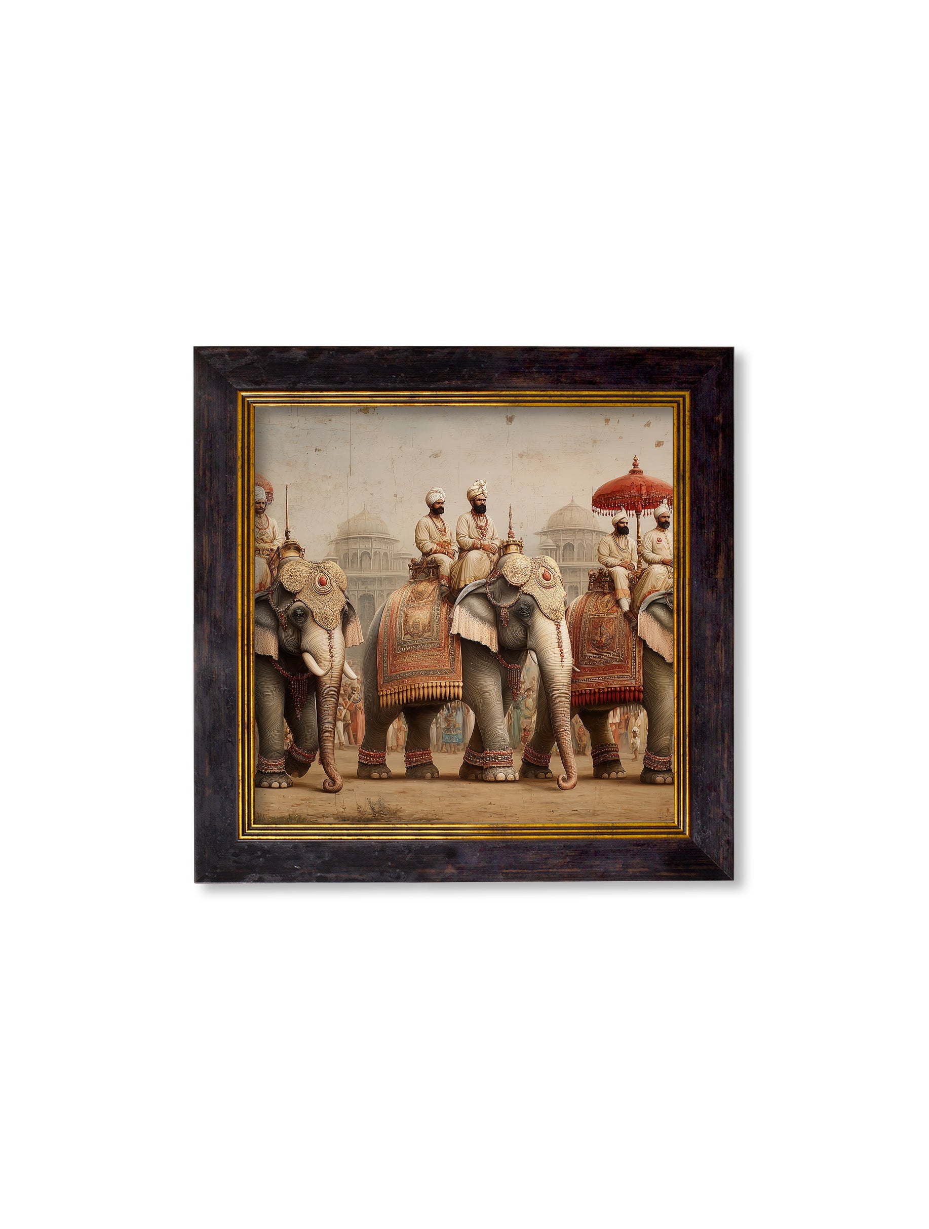 The Mughal Emperors - Oxford Square Frame