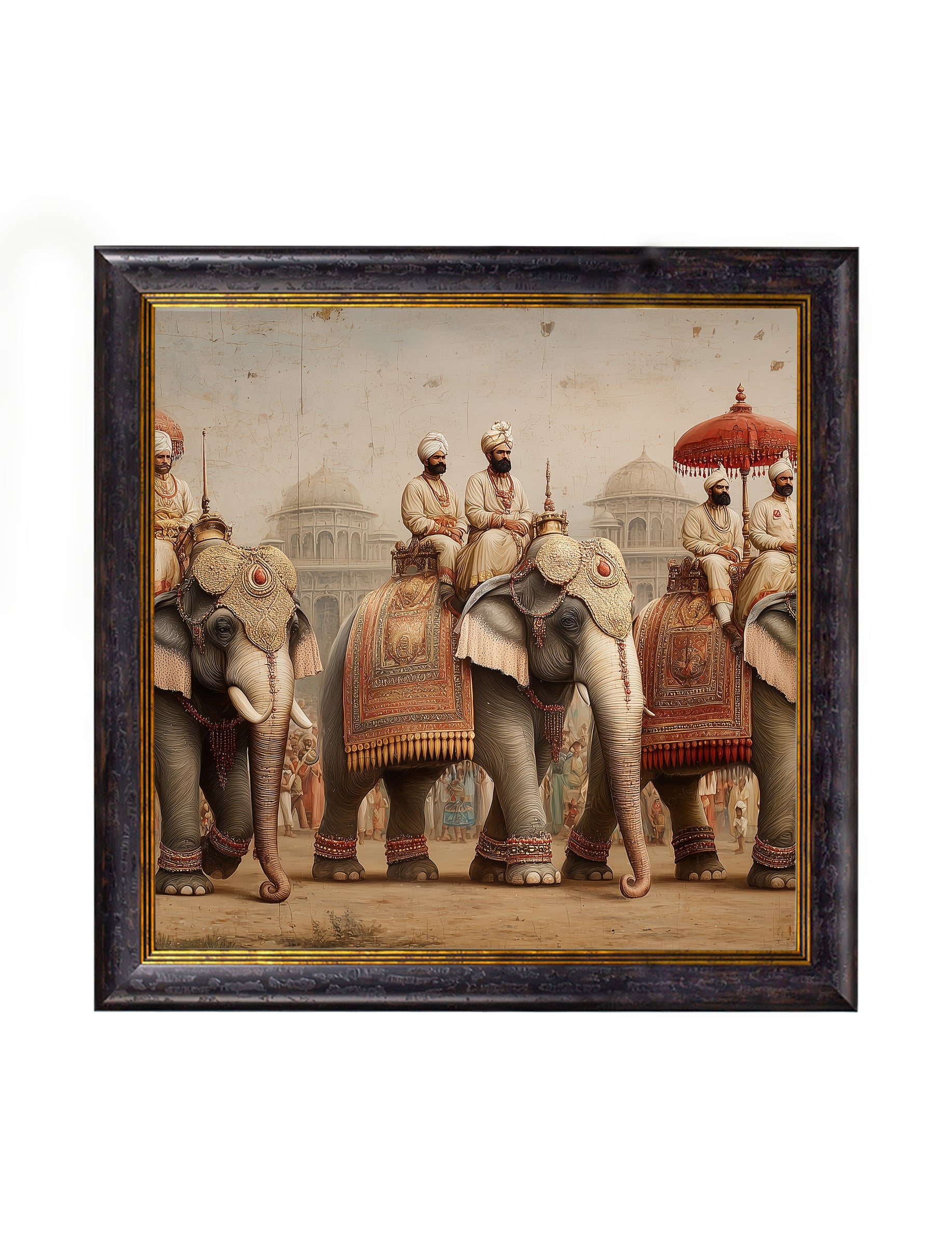 The Mughal Emperors - Oxford Square Frame