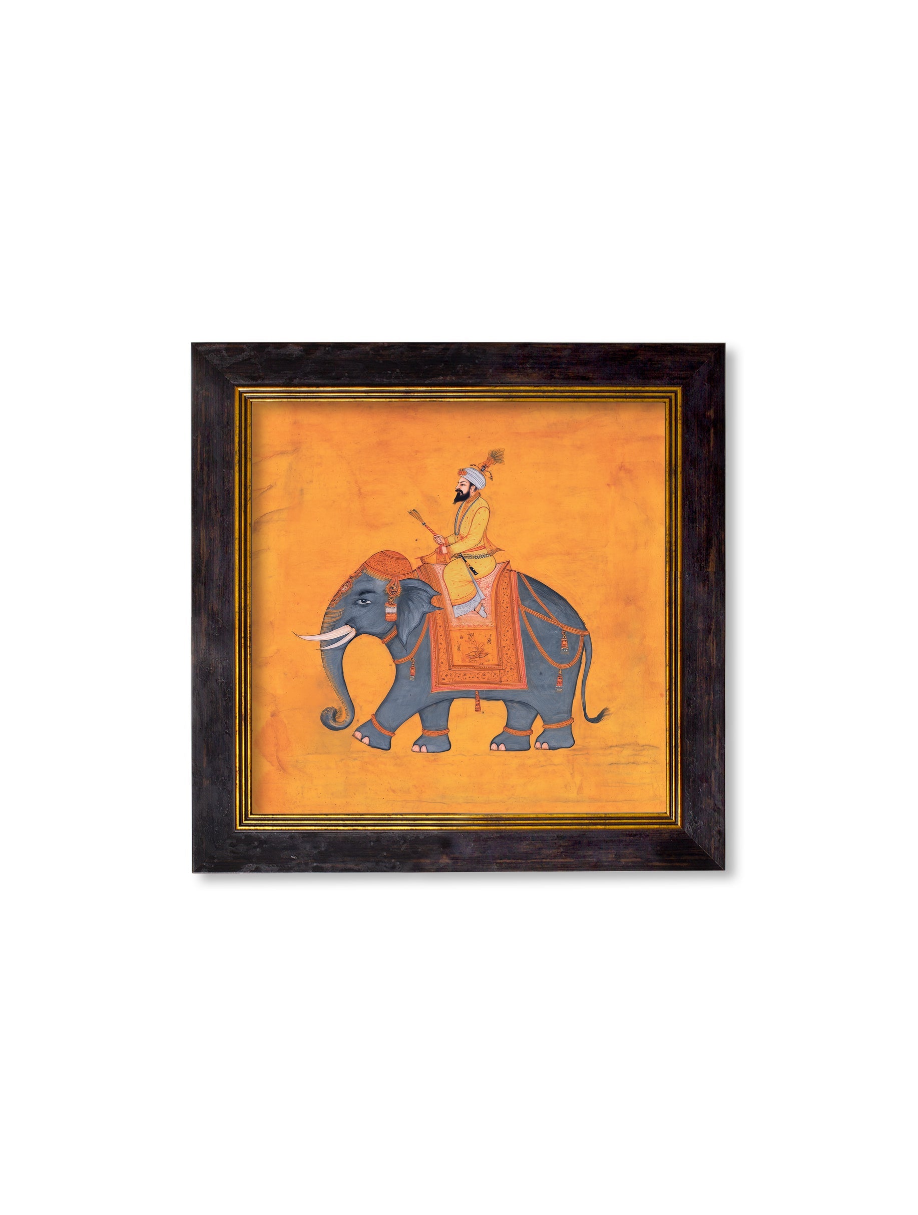 Royal Saffron Mughals - Oxford Square Frame