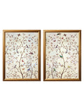 Tree of Life Natural | Set of 2 Framed Prints in Gold Frame