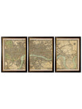 c.1827 London Triptych Map