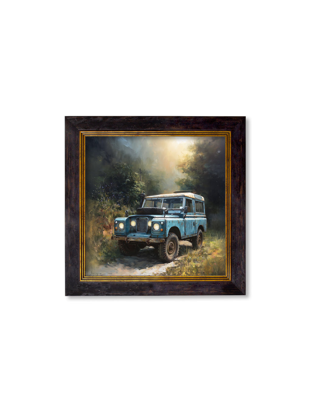 Country Track Defender Blue - Oxford Square Frame