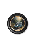 Country Track Defender Blue - Oxford Round Frame