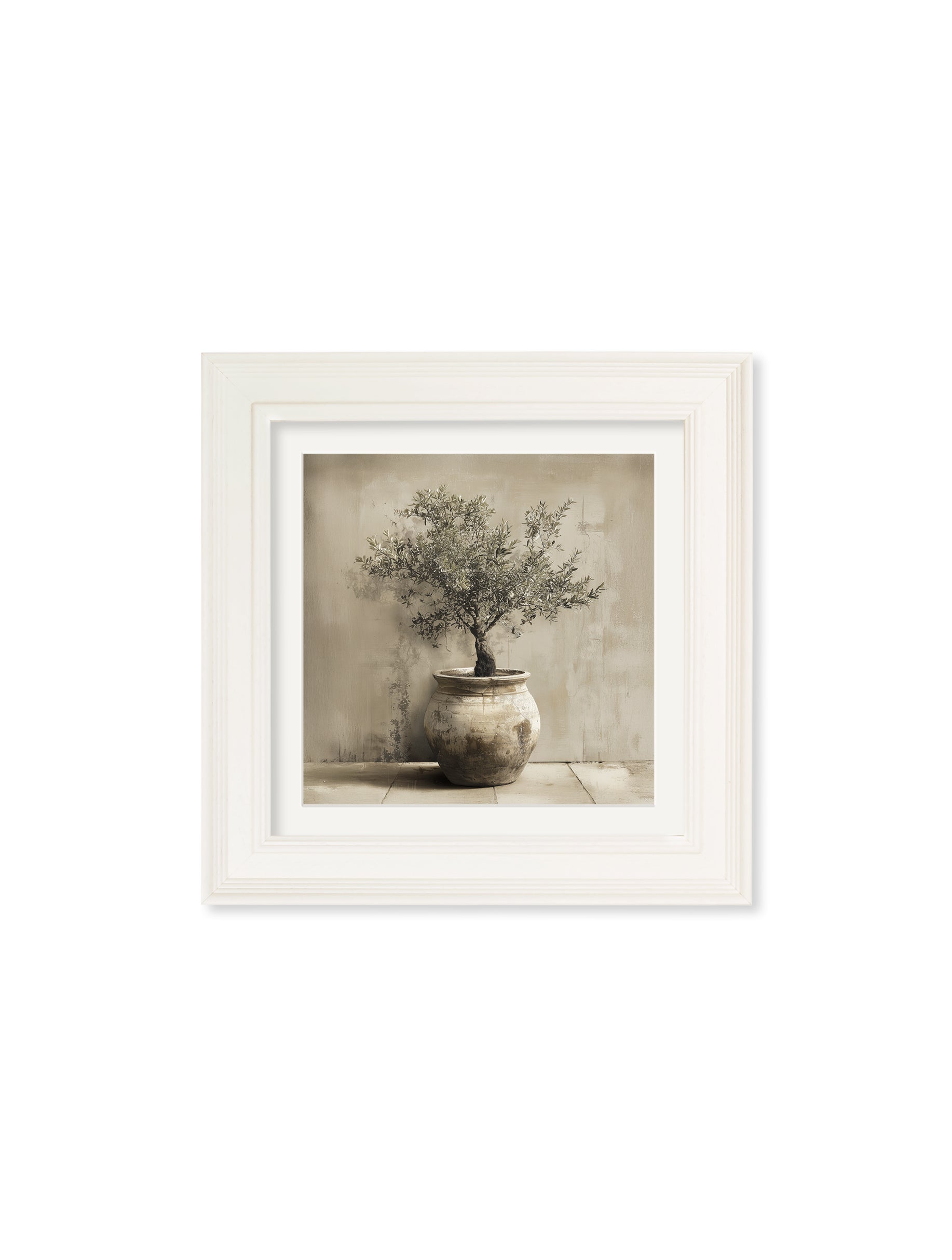 The Olive Tree - Cream Hurstwood Square Frame