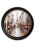 Paris Eiffel Tower - Oxford Round Frame
