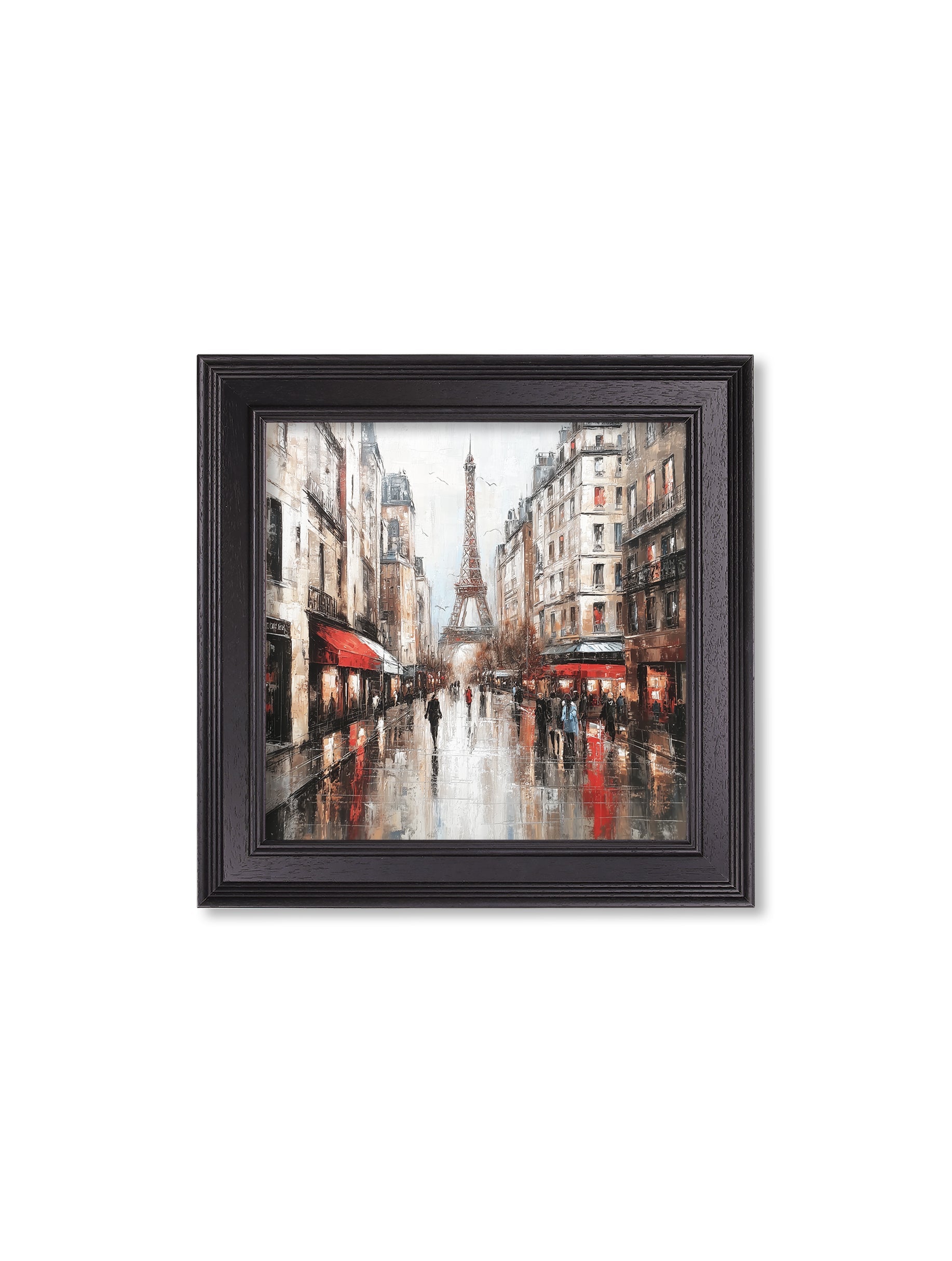Paris Eiffel Tower - Black Hurstwood Square Frame