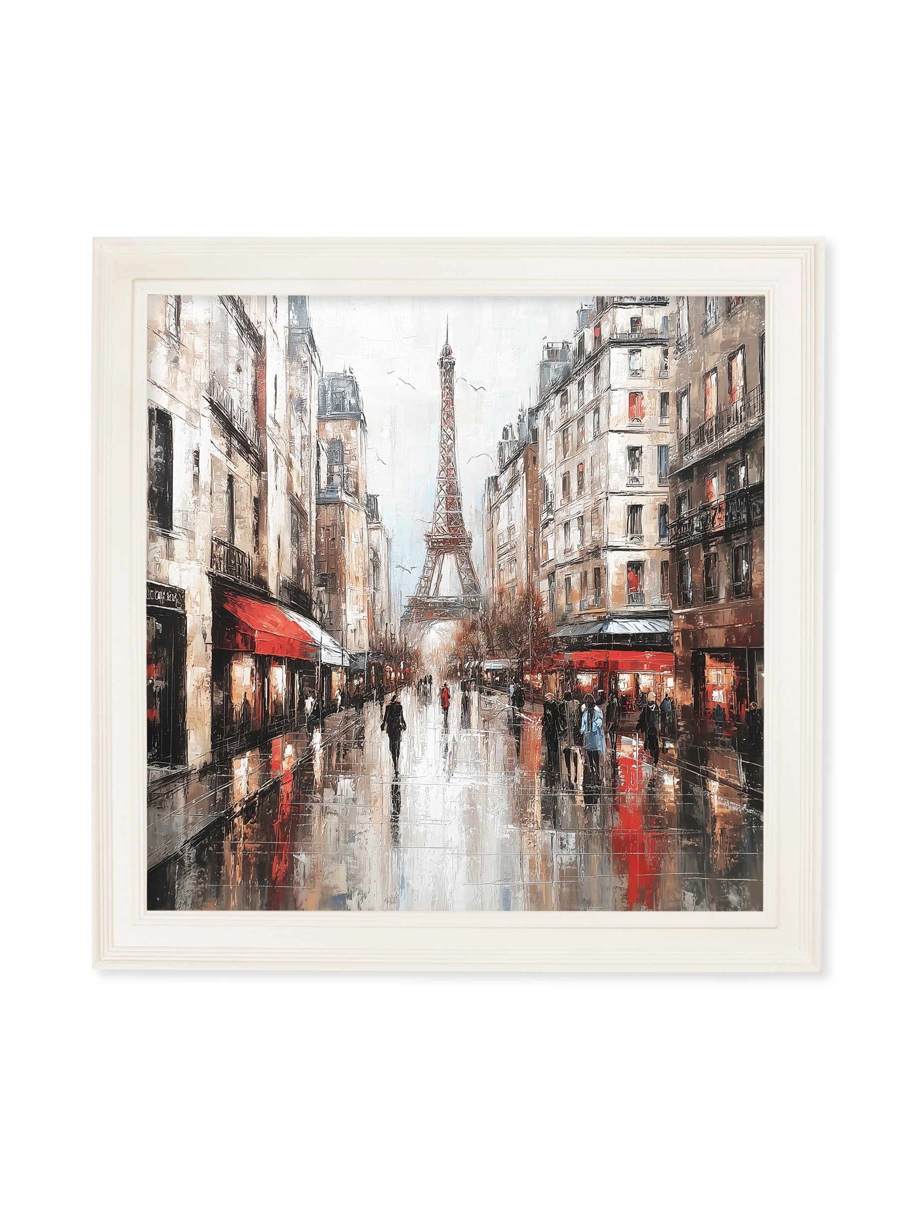 Paris Eiffel Tower - Cream Hurstwood Square Frame